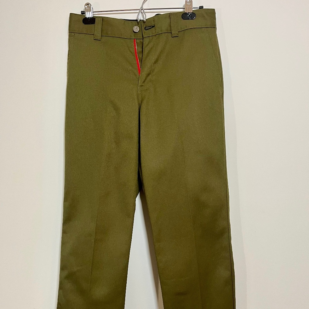 Men's Dickies Skateboarding Pants - Olive Green (30x32) Polyester 65 / Cotton 35